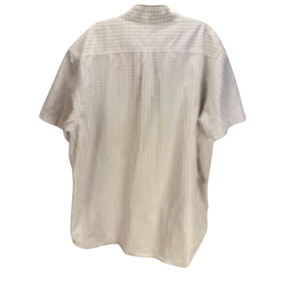 Old Navy XL Button Down Shirt Checkered Short Sleeve Casual Cotton Streetwear - Picture 7 of 8